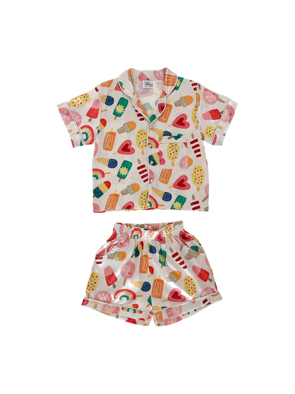 Ice Cream Rainbow Pj Set