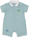KISSY KISSY: DINO Striped Short Romper