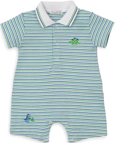 KISSY KISSY: DINO Striped Short Romper