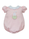 CLAIRE & CHARLIE: BABY GIRL BUNNY ROMPER