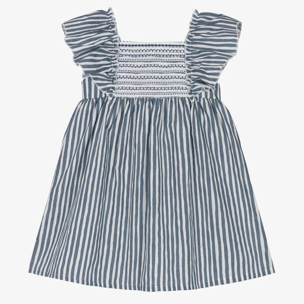Babidu: Stripe Blue Dress