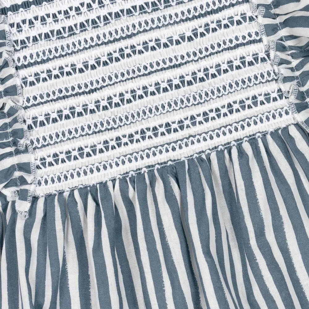 Babidu: Stripe Blue Dress