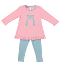 CLAIRE & CHARLIE: BOW TUNIC SET