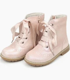 LA'MOUR: Pink Shimmer Boot