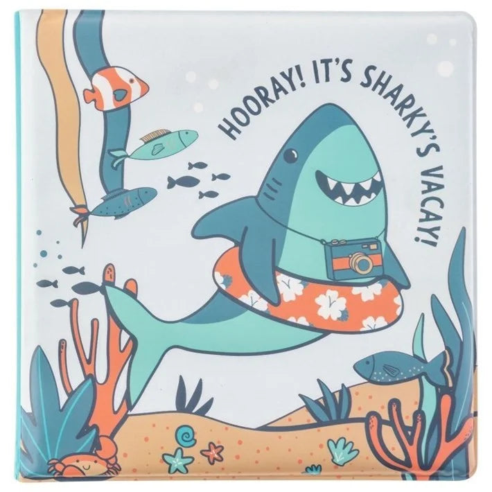 STEPHEN JOSEPH : COLOR CHANGING BATH BOOK SHARK