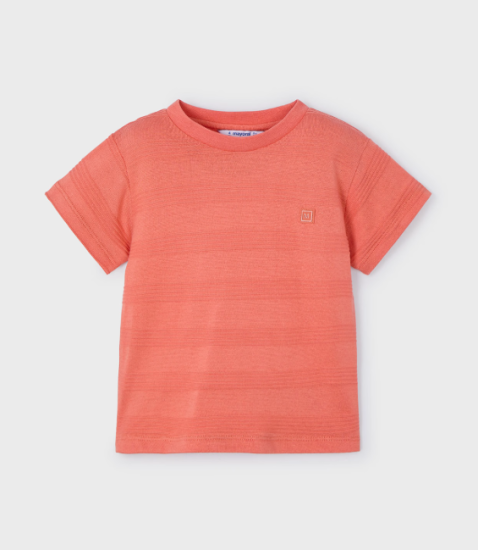 MAYORAL: BOYS DARK PEACH T-SHIRT