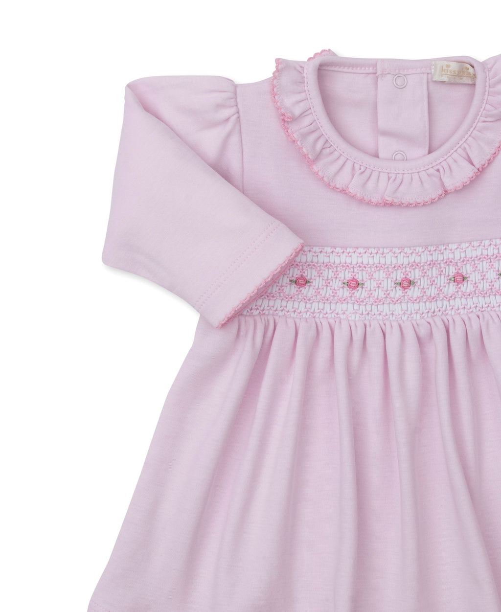 KISSY KISSY: Smocked Knit Dress with Bloomer Set