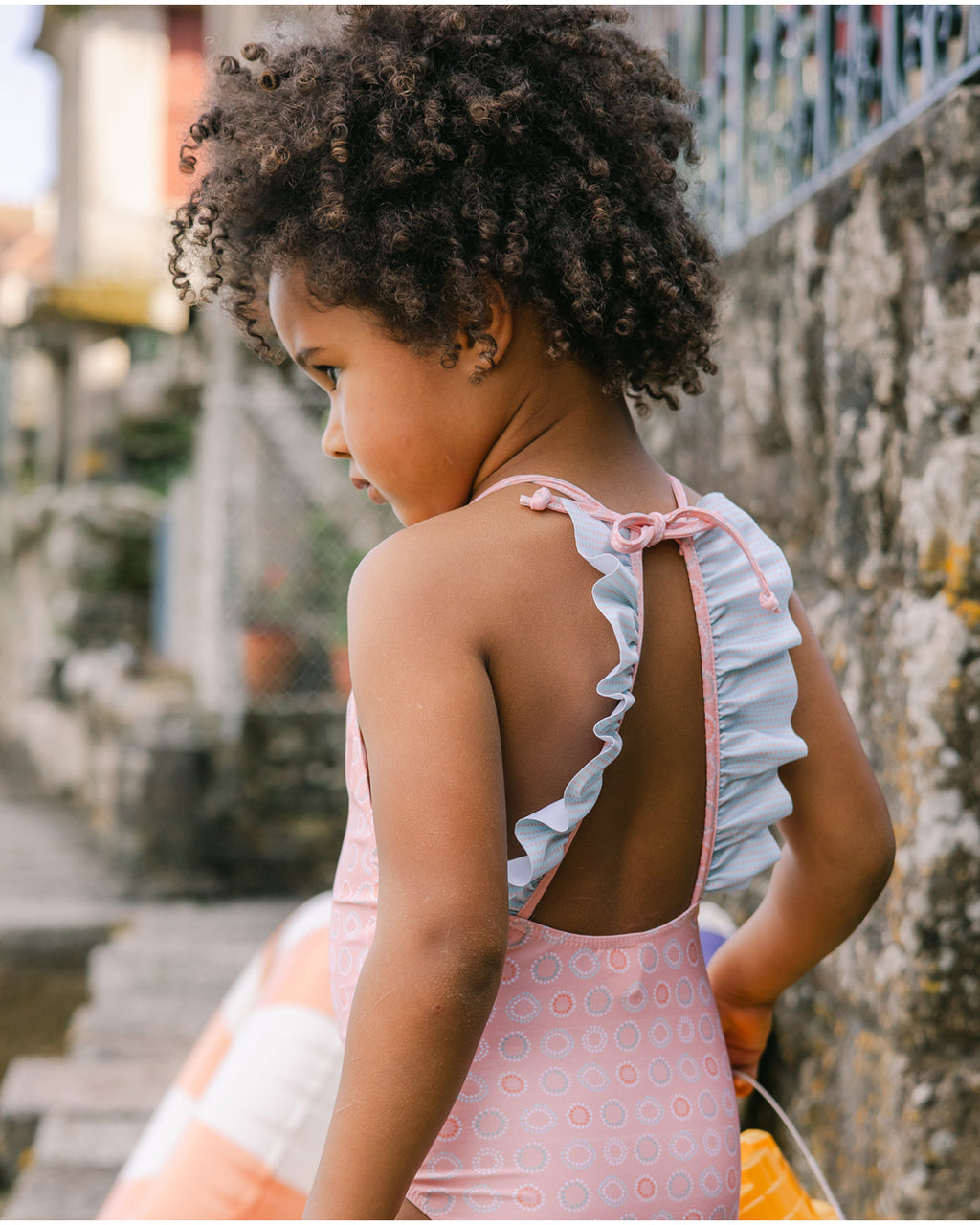 PAZ RODRIGUEZ: “BANO V25”Tangerine Bathing Suit