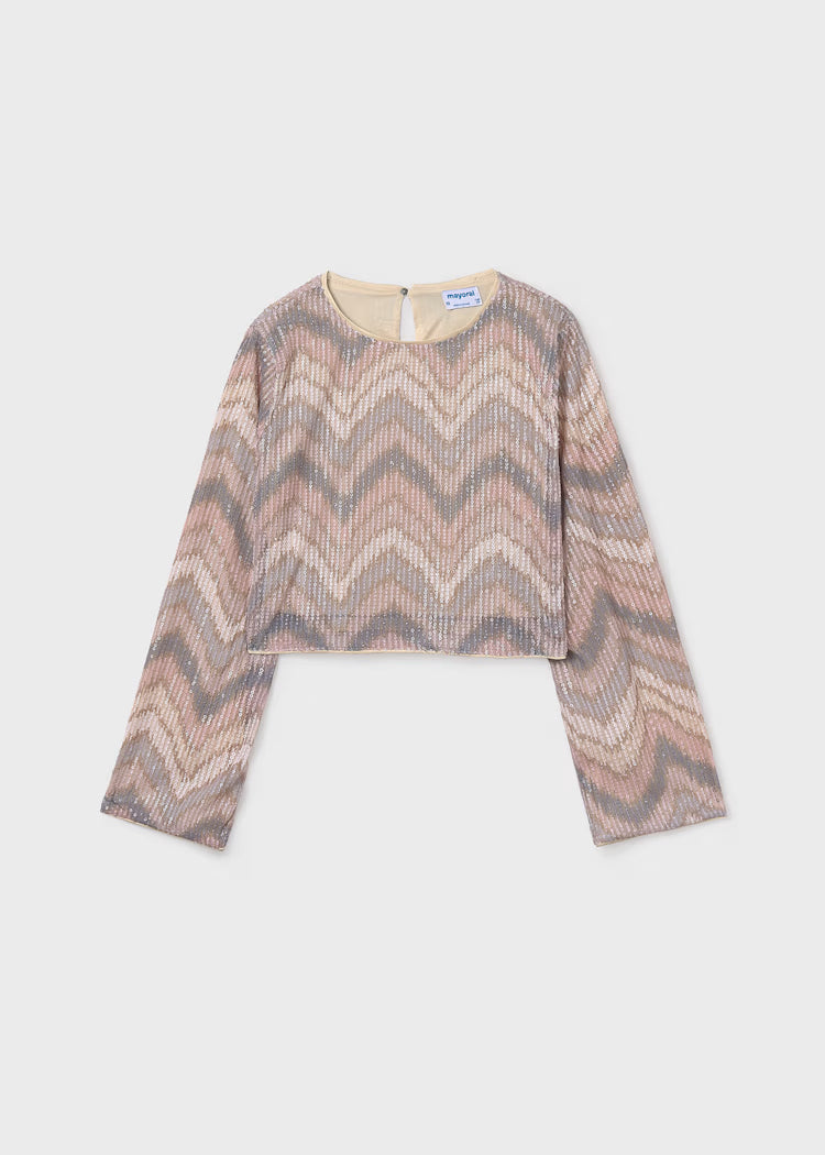 MAYORAL: GIRLS SEQUIN SET
