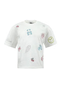 LOLA AND THE BOYS: CRYSTAL DOODLE T-SHIRT