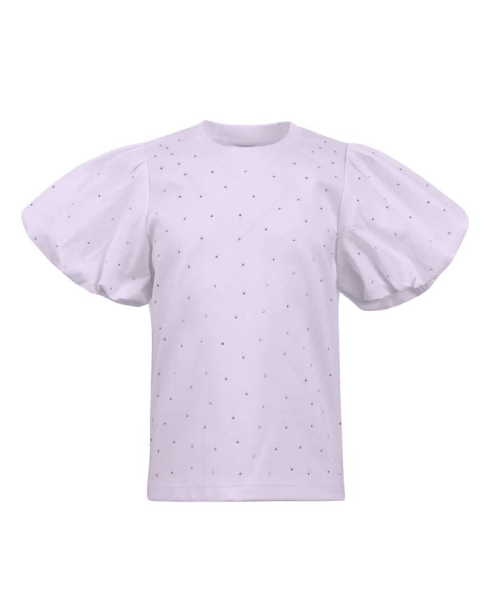 Lola and the Boys: Lavender Sparkle Princess Ruffle T-shirt