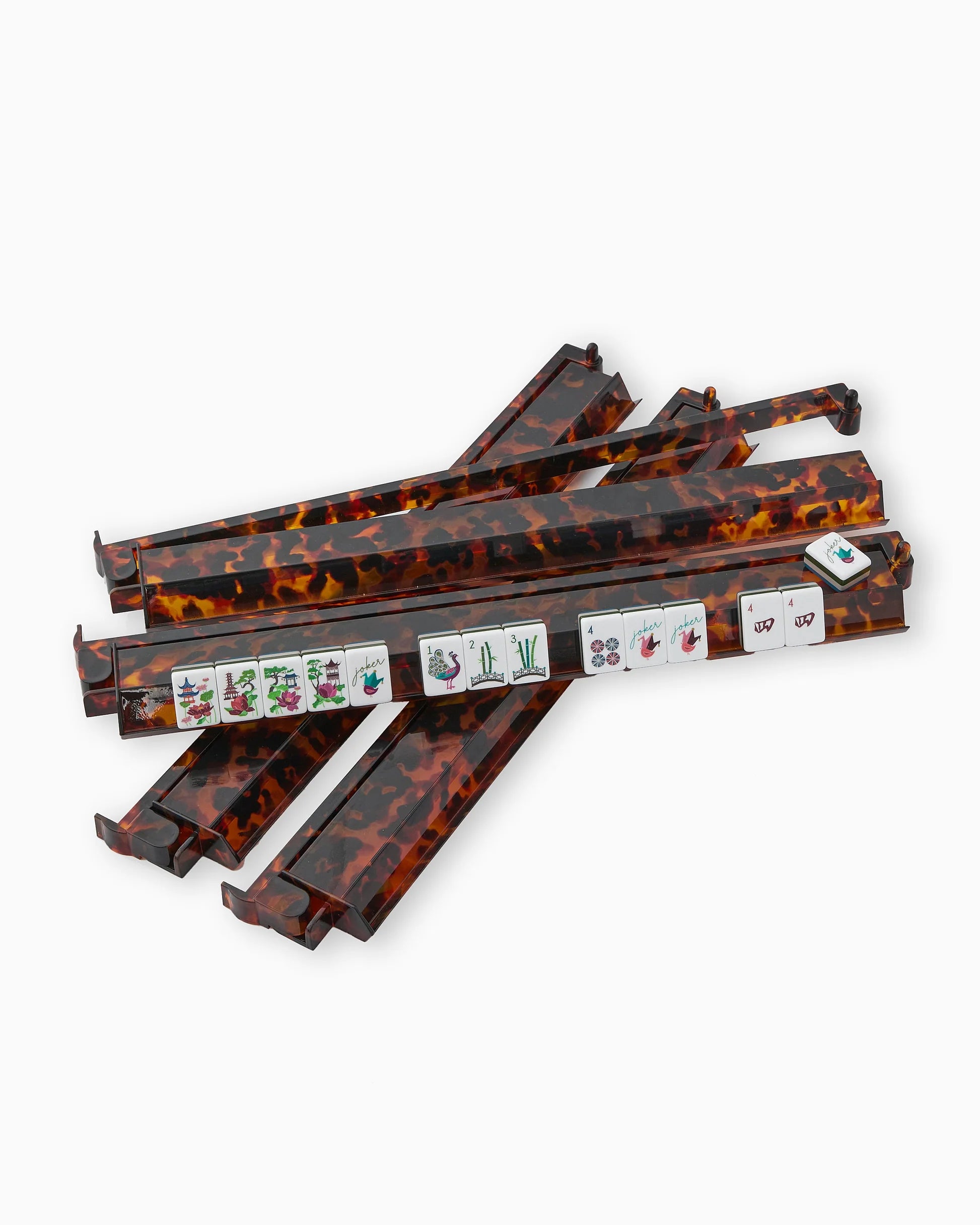 OH MY MAHJONG : TORTOISE SHELL RACK & PUSHER