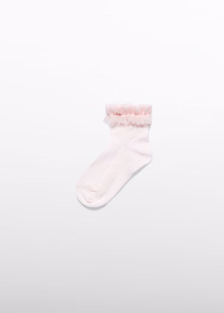 Abel & Lula: Girls Tulle Ruffle Sock