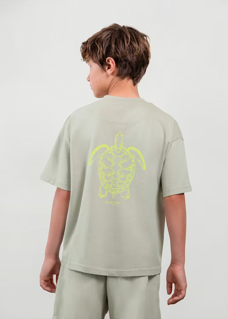 MAYORAL : Turtle Graphic T-shirt Boston Kids
