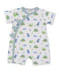 KISSY KISSY: Infant Boys Dino Knit Short Romper
