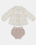 MARTIN ARANDA: set blouse matching knit bloomer