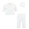 Baby Club Chic: Take Me Home 3 Piece Outfit Stars Lt Pink