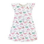 BABY CLUB CHIC : Multi Pastel Dino’s Kingdom Dress
