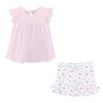 Baby Club Chic: Tulip Short Set Lt Pink