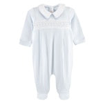 Collared Smocked Footie