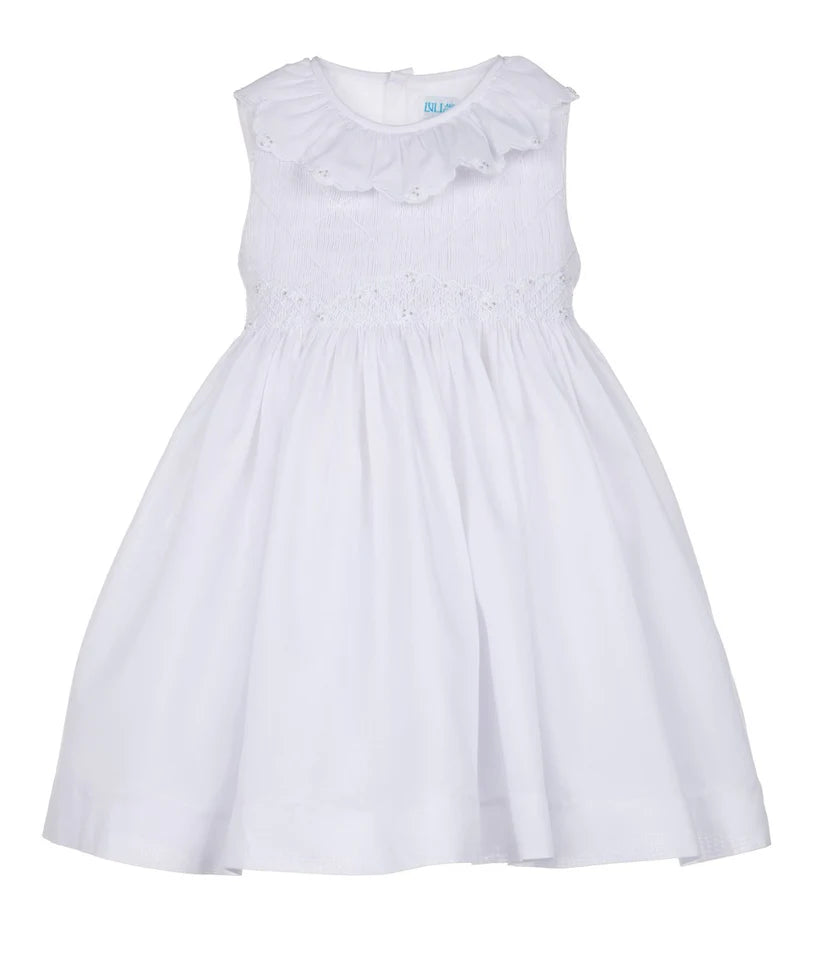 LULI & ME: EMBELLISHED SMOCK DRESS