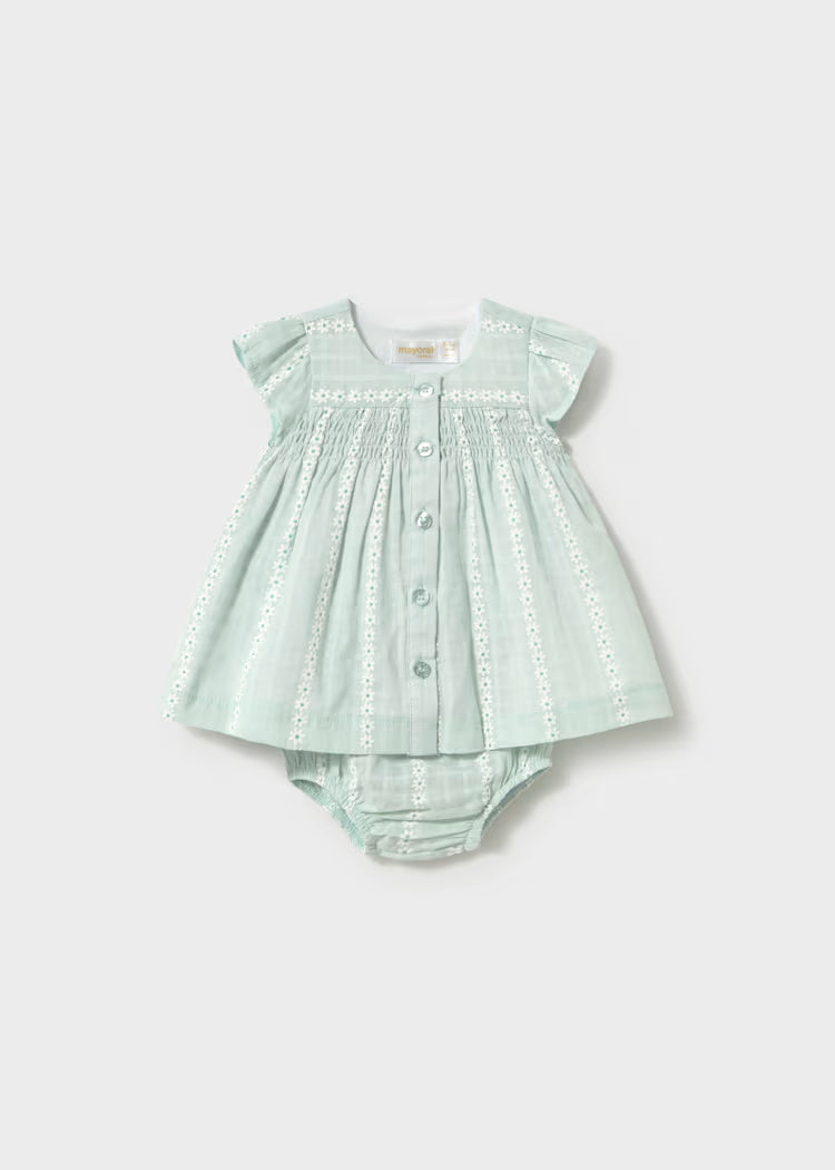 MAYORAL : Newborn Girl Chiffon Dress