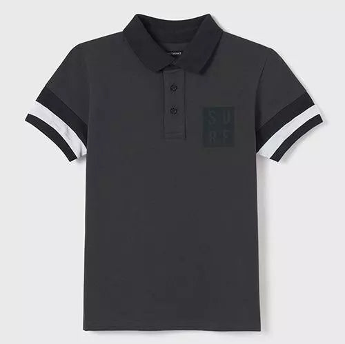 Mayoral: Dark Grey Stripe