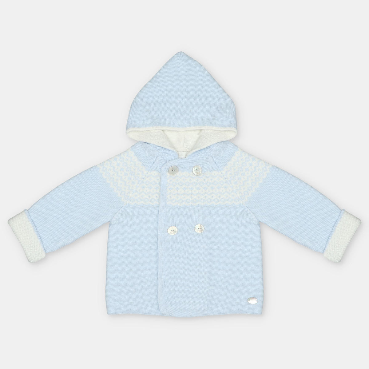 Martin Aranda : Hooded Doubled Breasted Lined Jacket