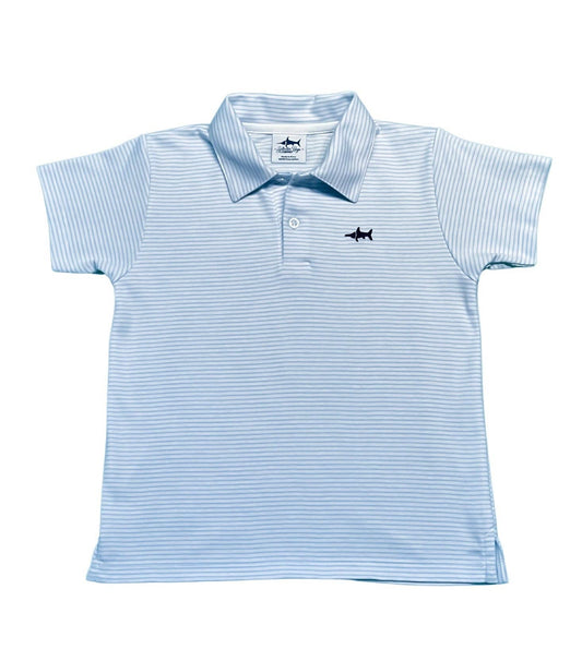 SALTWATER BOYS COMPANY : POLO BLUE STRIPE