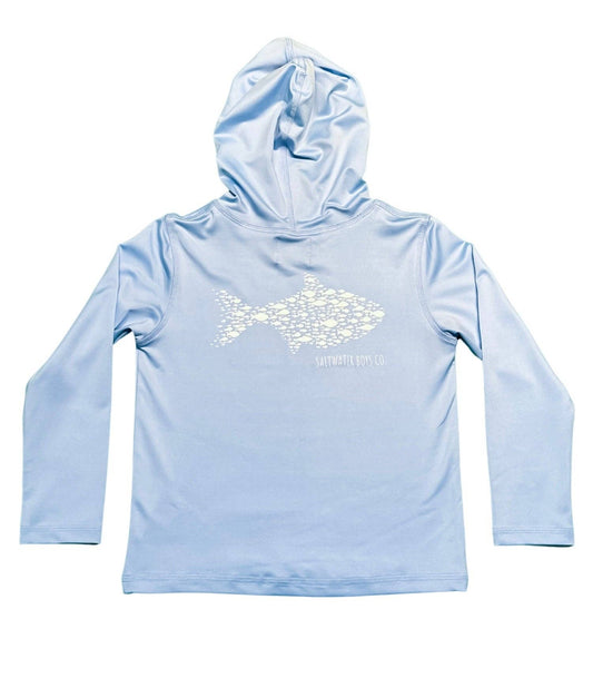 SALTWATER BOYS COMPANY : HOODIE LIGHT BLUE